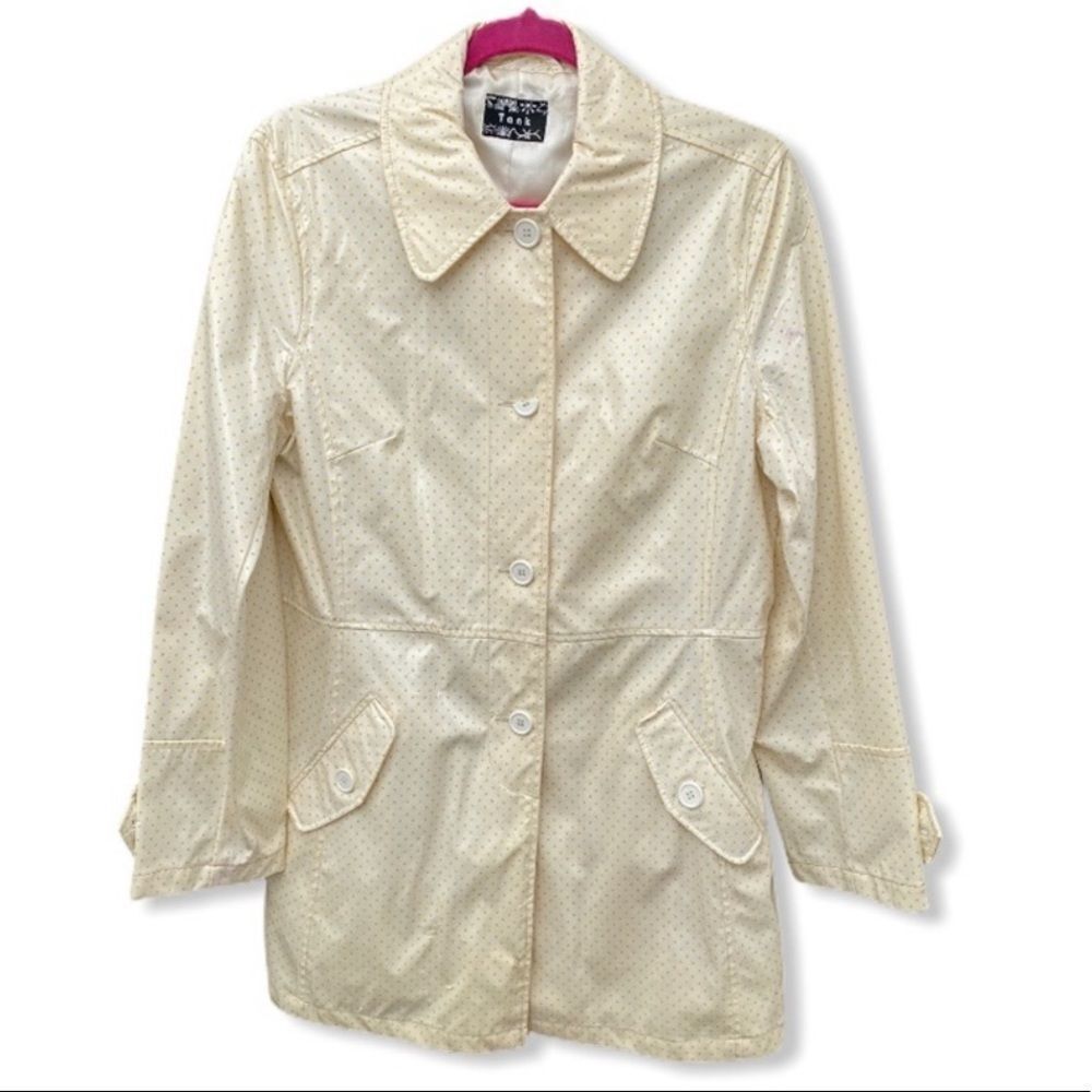 Vintage Tank Polka Dot‎ Rain Coat